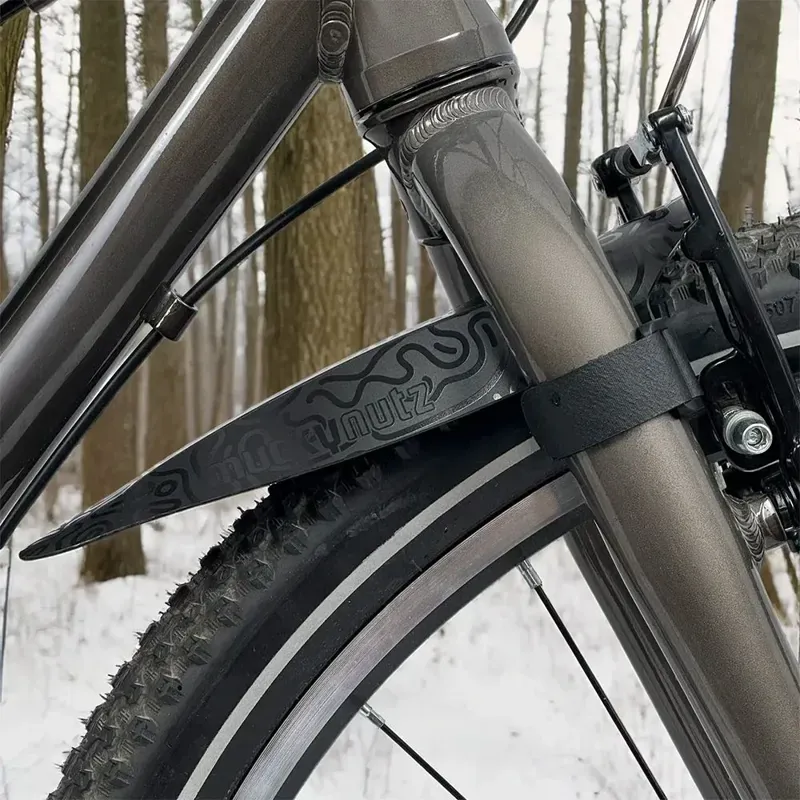 Mucky Nutz Junior Front Face Fender Large in Doodle Black-2