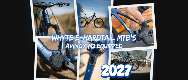 Avinox M2 Equipped Electric Hardtail Mountain Bikes | Whyte Secta-E & Secta- E SUV | 2027