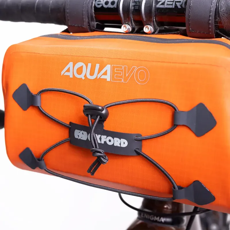 Oxford Aqua Evo Adventure Daytripper Pack Handlebar Bag in Orange-2