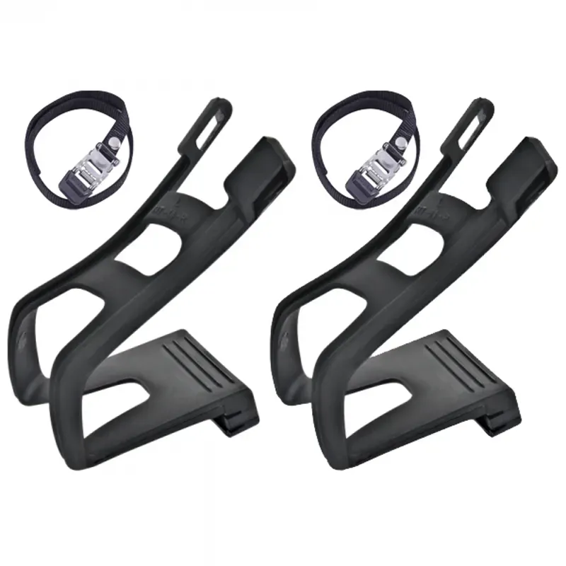 Wellgo MT 13 ATB Toe Clip / Strap Sets In Medium pair