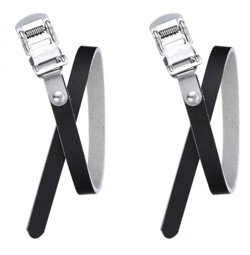 Wellgo W-5 Leather Toe Clip Straps pair
