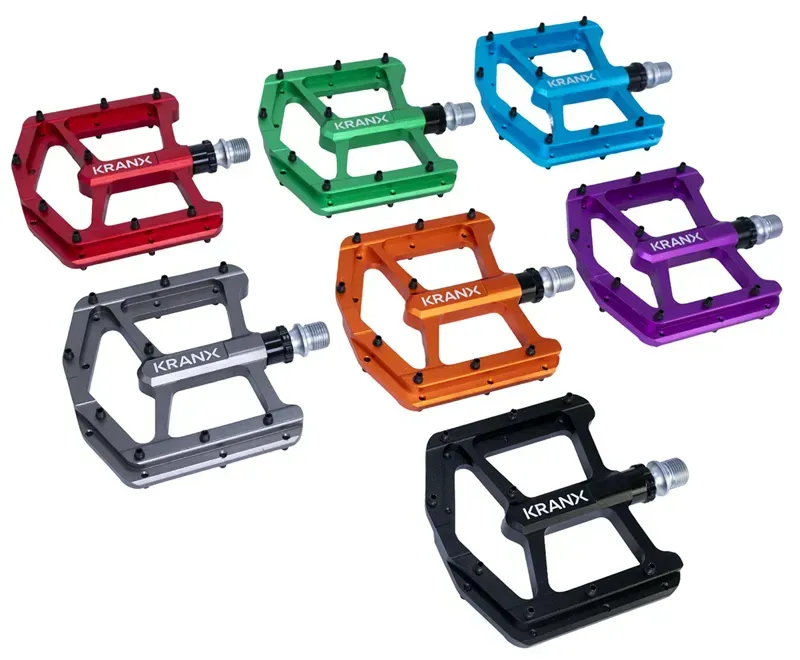 KranX Trail Luxe 9/16-inch Sealed Brng. Al. Platform Pedals in Black