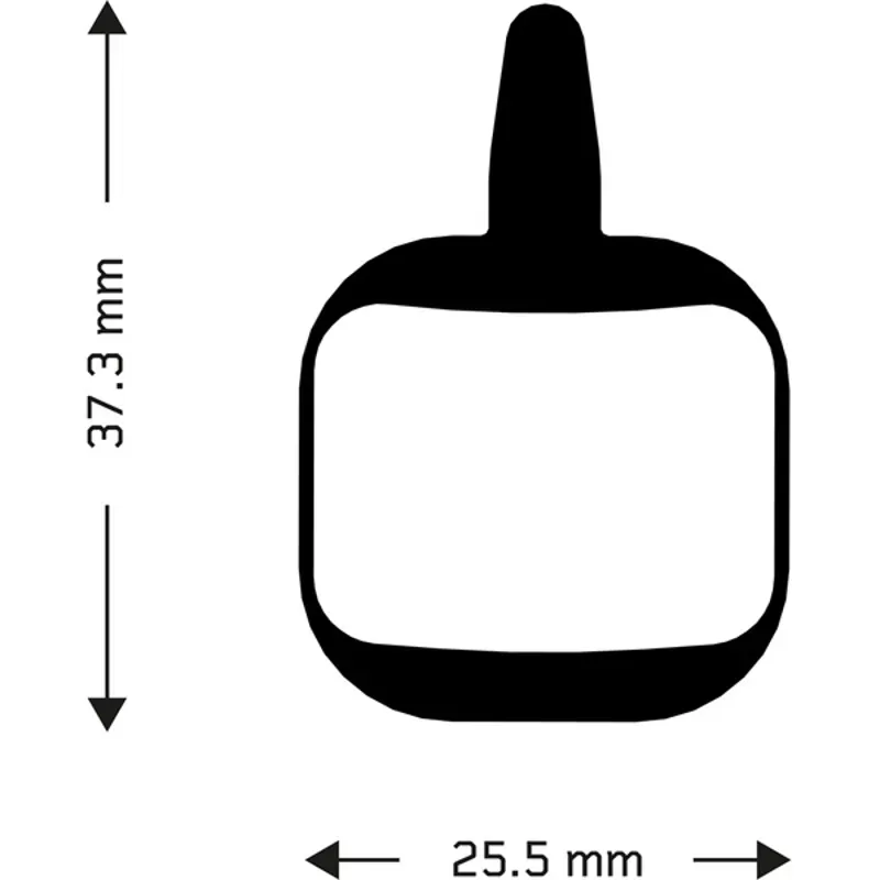 Aztec Tektro Mechanical Organic Disc Brake Pads In Black