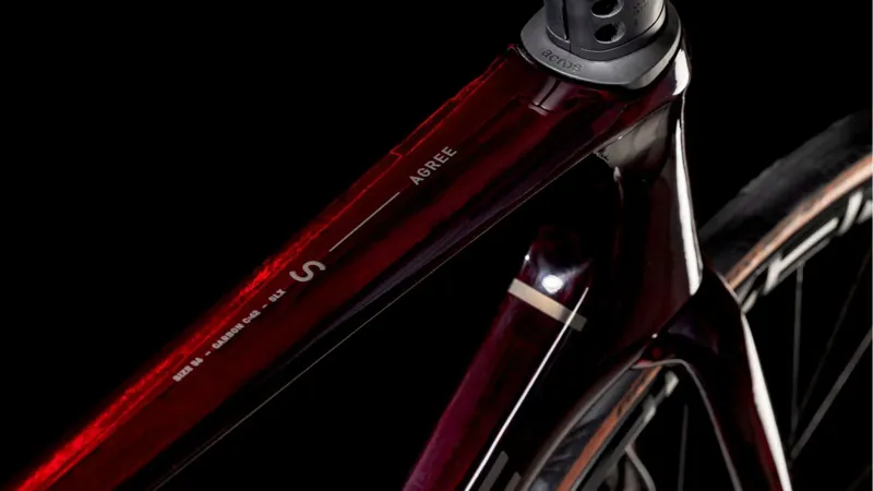 Cube Agree c:62 SLX Road Race Bike in Red/Prism-1