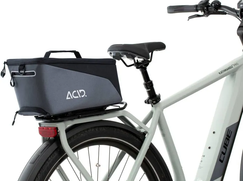Acid Cycling Pannier Bag Trunk 8 Black-2