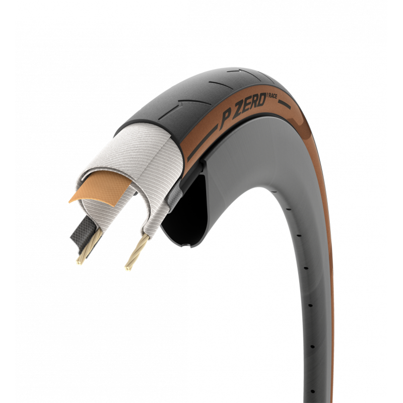 P Zero Race Classic Tan 700x26c SmartEvo Clincher Tyre-2