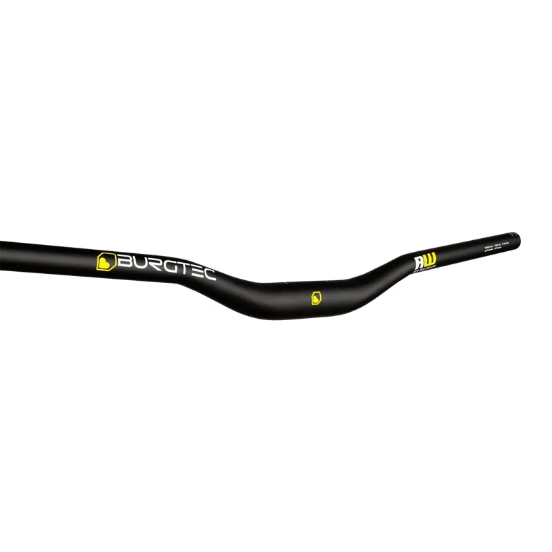 Burgtec Ride Wide 31.8mm/15mm Rise Alloy Enduro Handlebars in Black