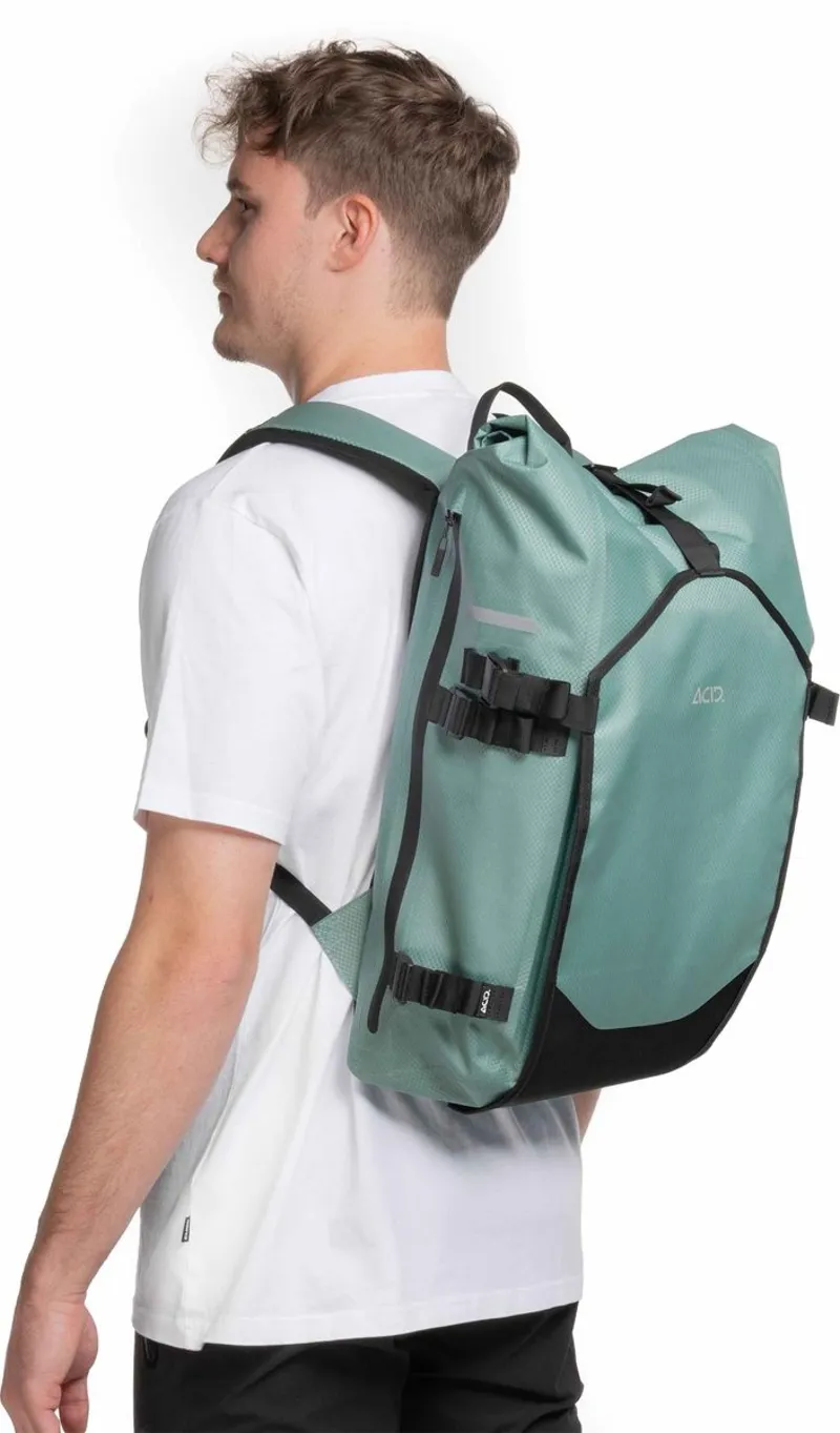 Acid Pannier Backpack Flip Pro 25 Cube Cilink GREEN - 92154-4