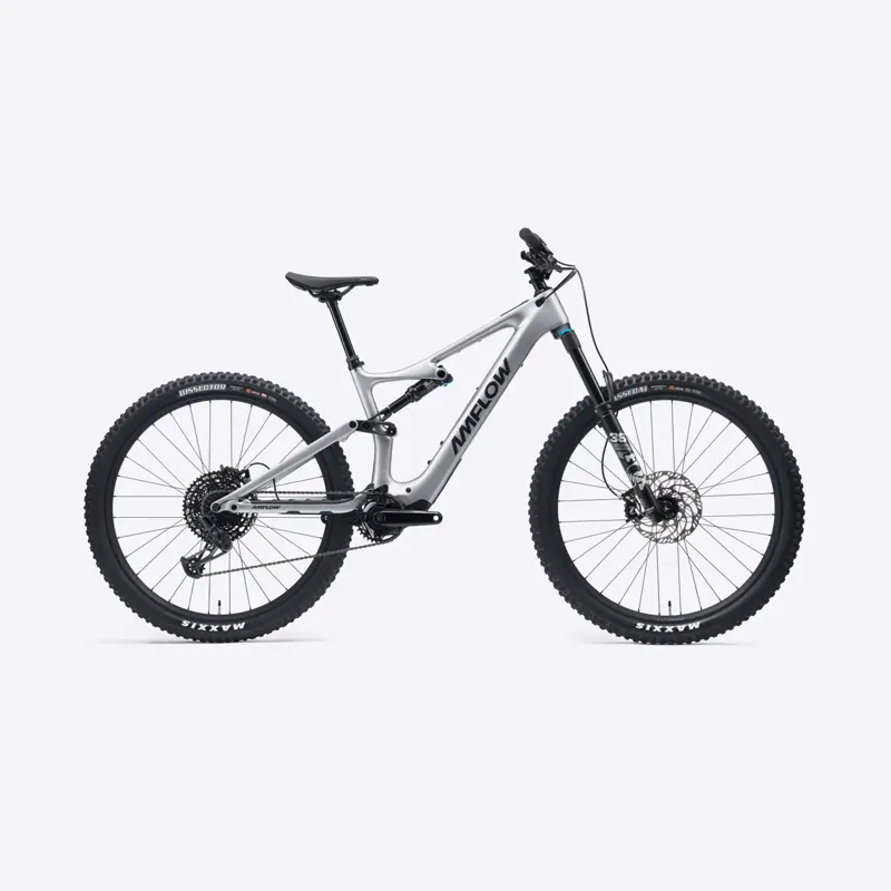 Amflow PL Carbon Full Suspension eMTB 2025 Satin Silver