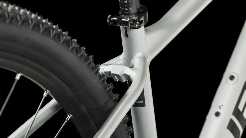 Cube Attention SLX Mountain Bike in Silvergrey/Lime-2