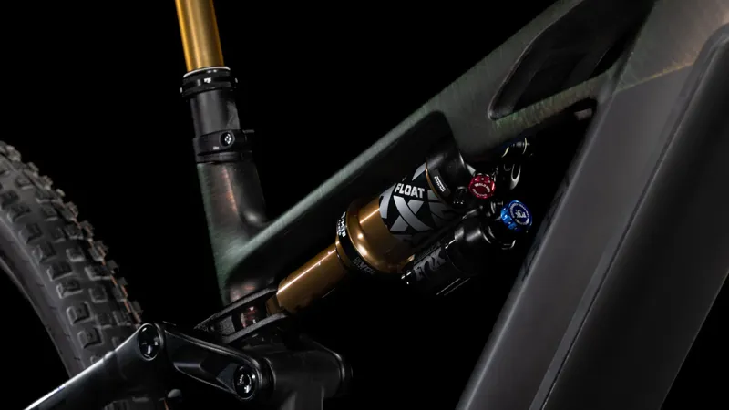 Cube Stereo Hybrid one44 HPC SLT eMountain Bike in Liquid Lava/Black-4