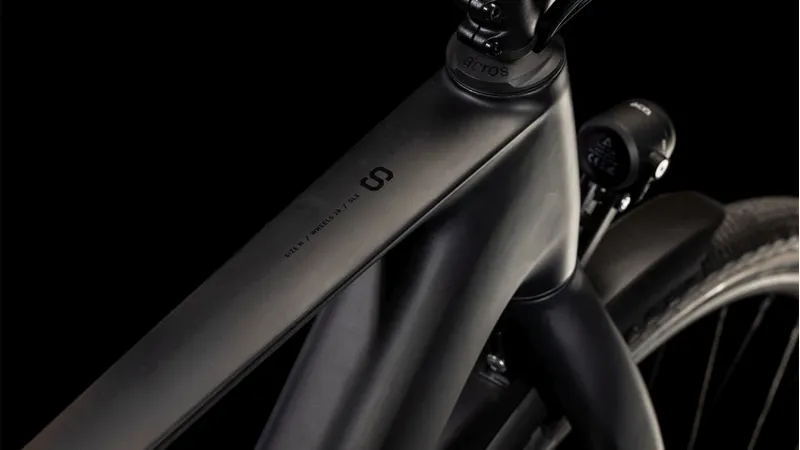 Cube Kathmandu Hybrid C:62 SLX 400X Hybrid Bike in Carbon/Black-1