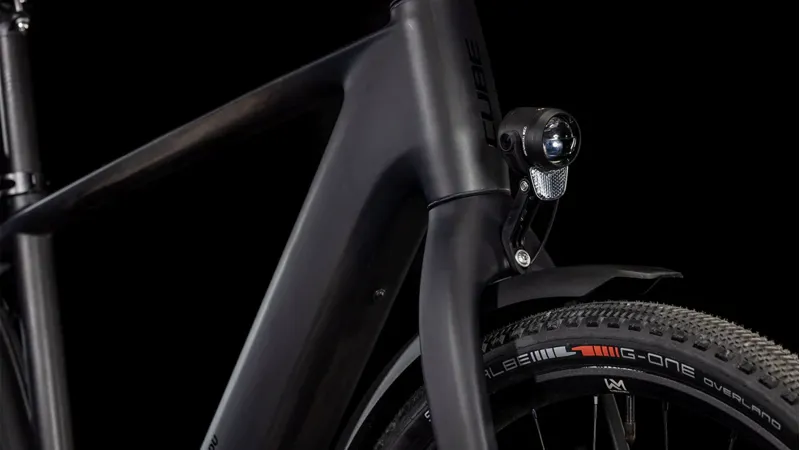 Cube Kathmandu Hybrid C:62 SLX 400X Hybrid Bike in Carbon/Black-3