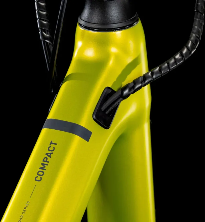 Cube Compact Hybrid 500 Electric Bike in Lizard/Reflex-3