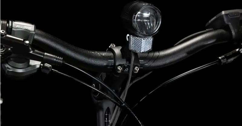 Cube Compact Hybrid 500 Electric Bike in Lizard/Reflex-5