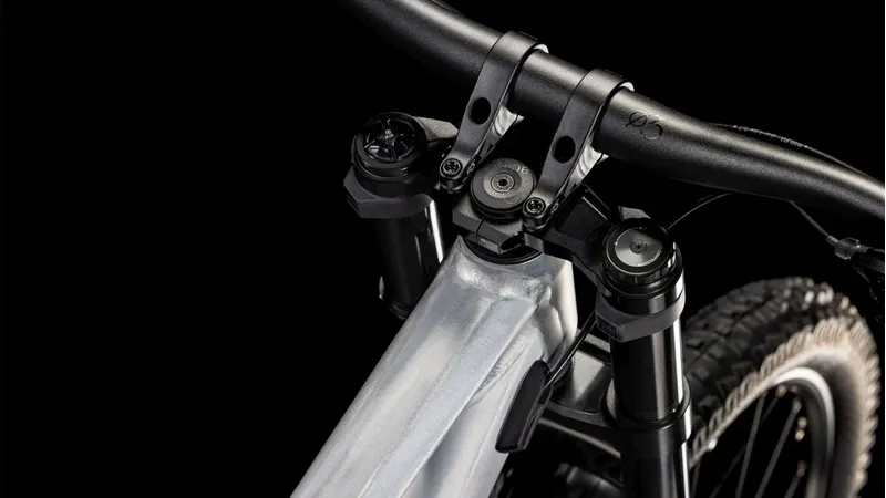 Cube Two15 Pro 27.5 Mountain Bike in Raw Metal/Black-2