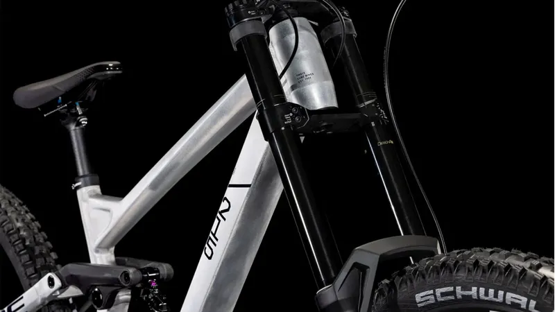 Cube Two15 Pro 27.5 Mountain Bike in Raw Metal/Black-6