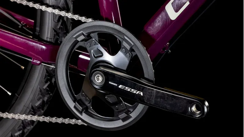 Cube Nature One Hybrid Bike in Amarone/Lunar-4