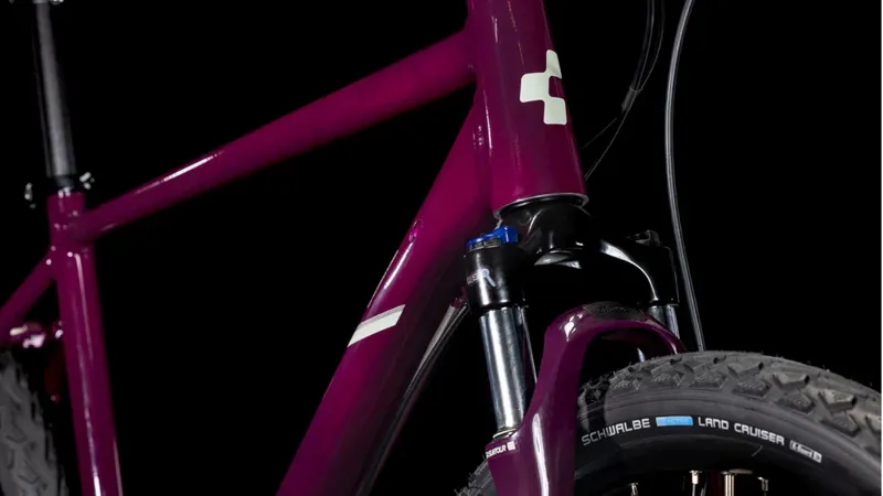 Cube Nature One Hybrid Bike in Amarone/Lunar-5