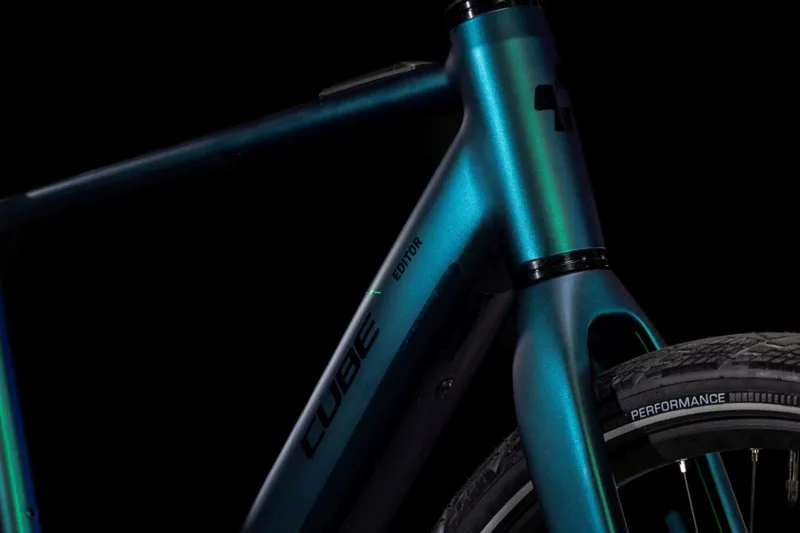 Cube Editor Hybrid Slt 400x Hybrid Bike In Goblin Glossy-4