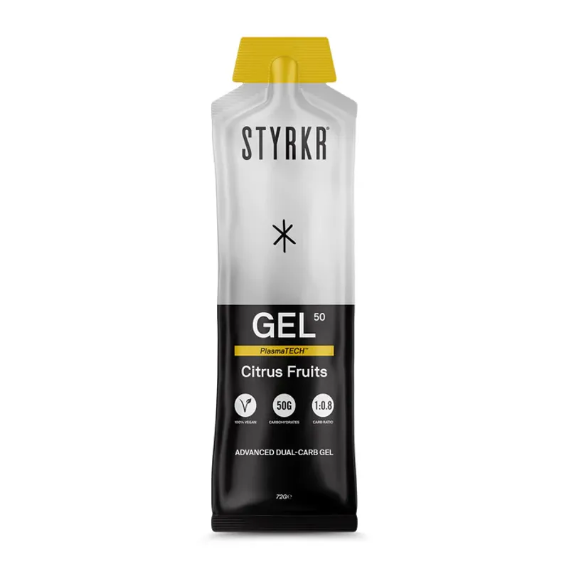 STYRKR - GEL50 Citrus Fruits Dual-Carb Energy Gel Single