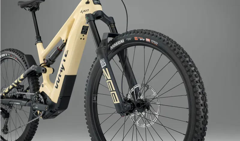 Whyte Kado Electric Mountain Bike in Dune Tan Yellow / Black-2