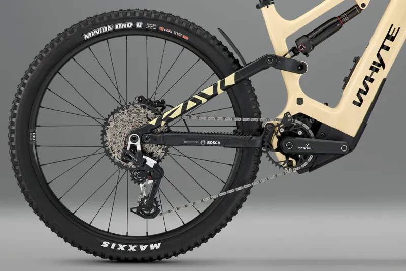 Whyte Kado Electric Mountain Bike in Dune Tan Yellow / Black-4