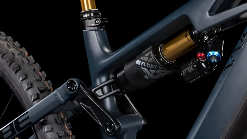 Cube Stereo Hybrid ONE77 HPC AT 800 Carbon Mountain Bike in Carbon/Gold-4