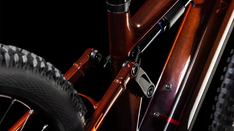 Cube Stereo Hybrid One77 HPC Race eMountain Bike in Liquid Orange/Orange-3