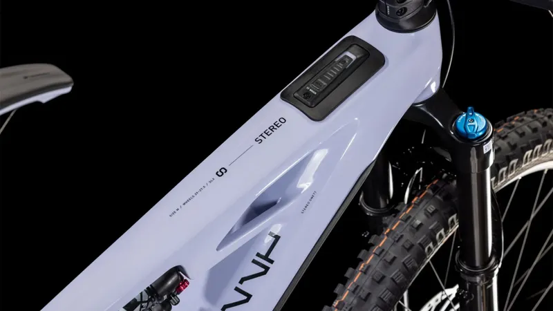 Cube Stereo Hybrid One77 HPC SLX eMountain Bike in Cyclamen/Black-1