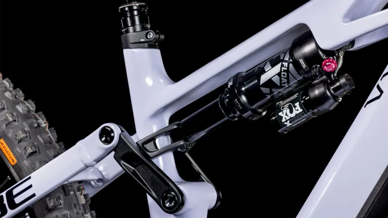 Cube Stereo Hybrid One77 HPC SLX eMountain Bike in Cyclamen/Black-4