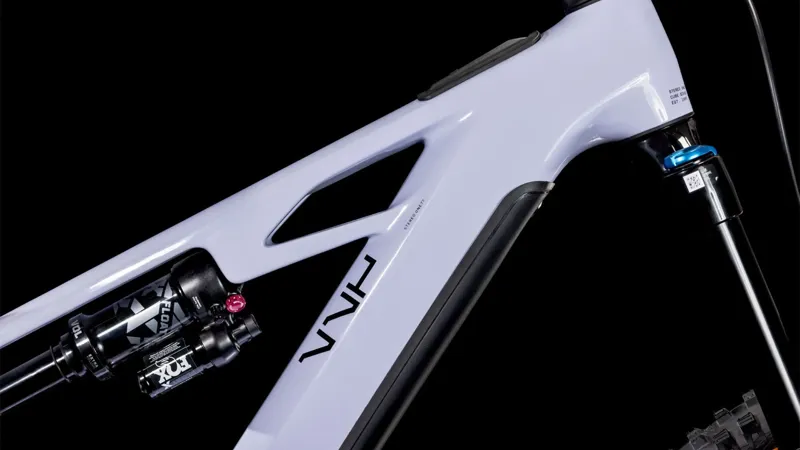 Cube Stereo Hybrid One77 HPC SLX eMountain Bike in Cyclamen/Black-5