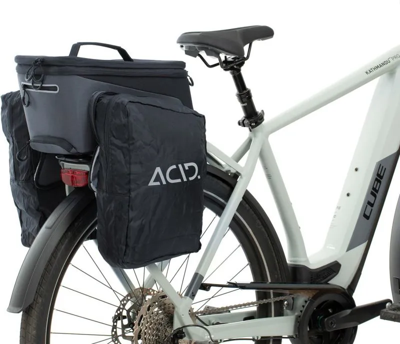 Acid Panniers Trunk 8+7 Rilink black/grey one size-1