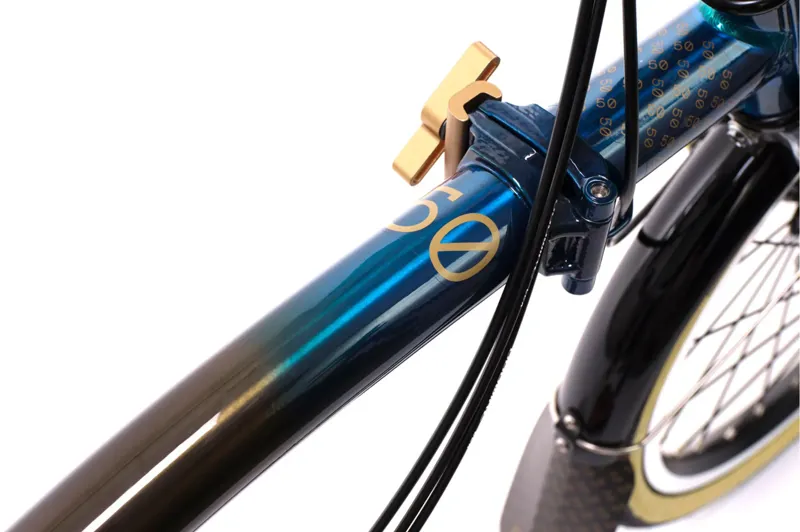 Brompton C Line 12 Speed Folding Bike - 50th Anniversary Edition with Bag + Bottle Bag and Tool Kit-4