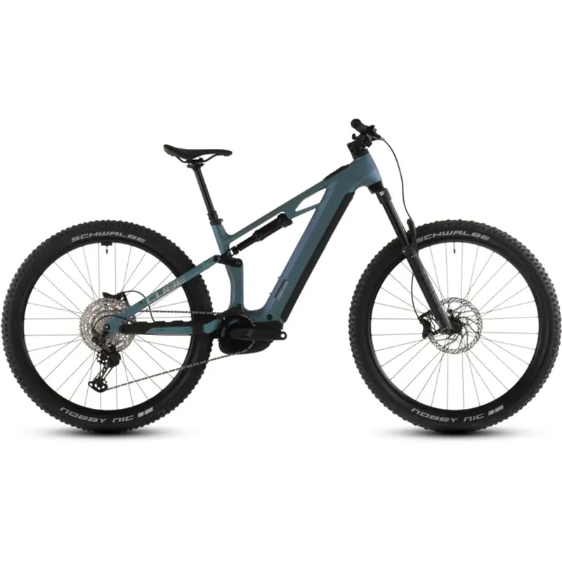 Cube Stereo Hybrid One44 HPC Race 800Wh E-MTB In Grey/Blue 102360
