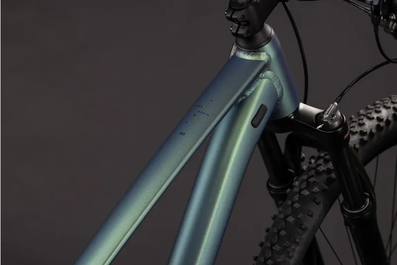 2027 Cube Aim SLX Hardtail MTB in Shiftverde/Chrome-4