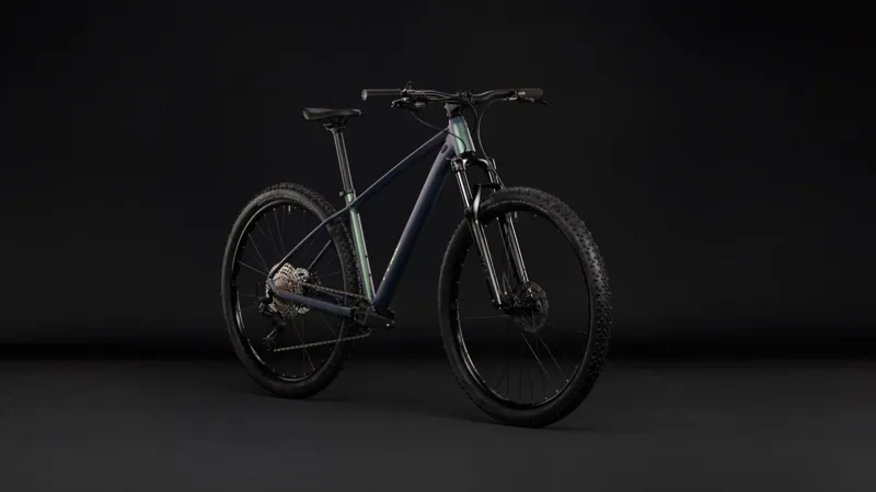 2027 Cube Aim SLX Hardtail MTB in Shiftverde/Chrome-2
