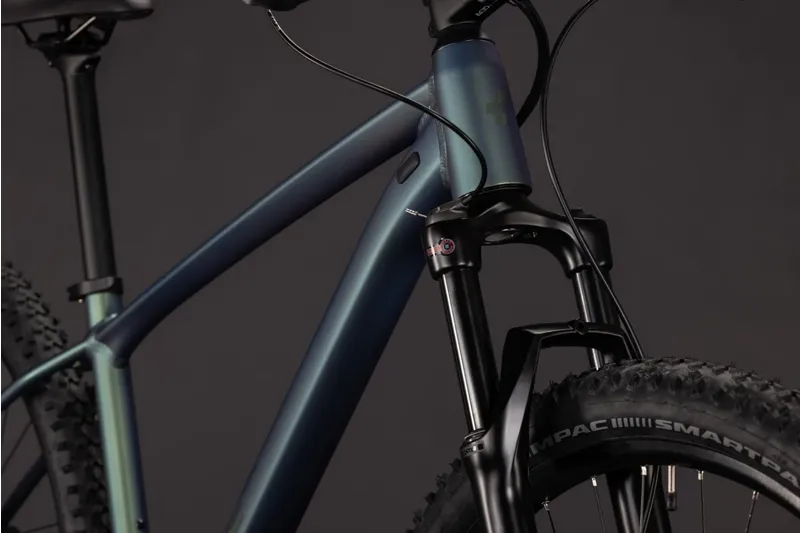 2027 Cube Aim SLX Hardtail MTB in Shiftverde/Chrome-5