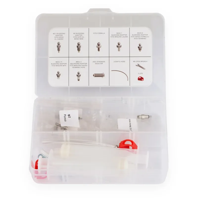 Aztec Universal Brake Bleed Kit with Syringe and Nipples
