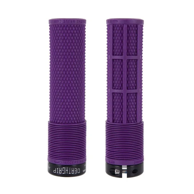 DMR DeathGrip Flangless Grips in Purple