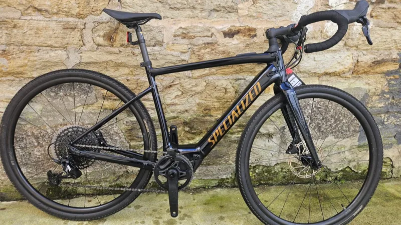 Specialized Creo SL E5 COMP SRAM Apex Eagle 2024 Gravel Bike in Black/Gold - Certified Pre-owned