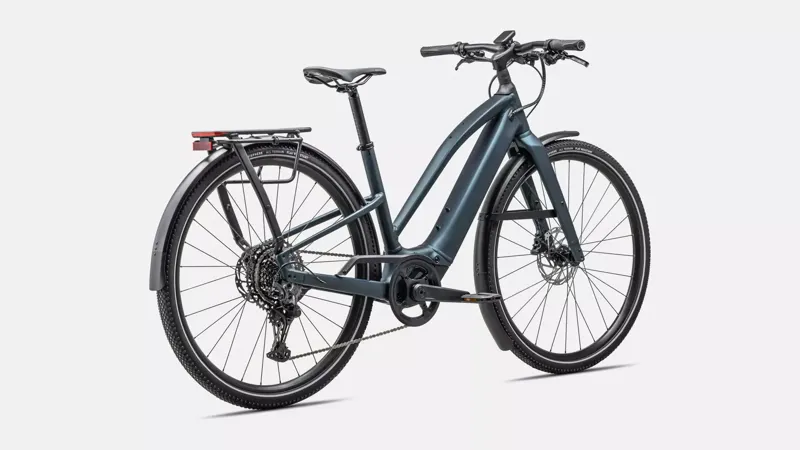 Specialized Turbo Vado 5.0 Step-Through eHybrid Bike in Satin Deep Lake Metallic-2