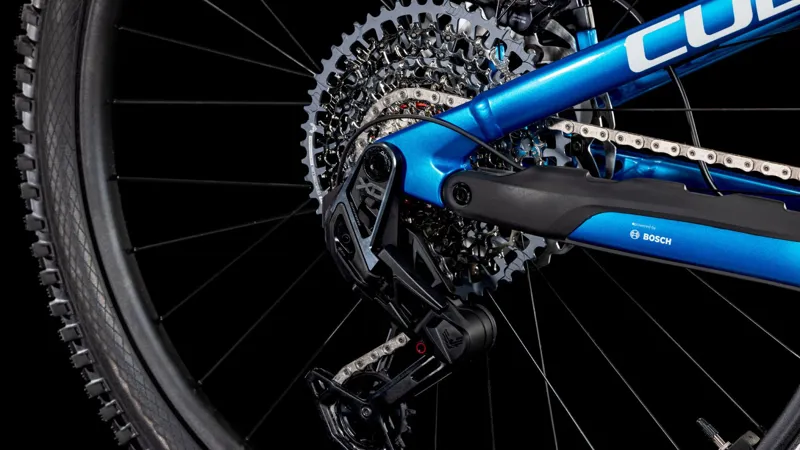 Cube Stereo Hybrid One44 HPC AT eMountain Bike in Actionteam-6