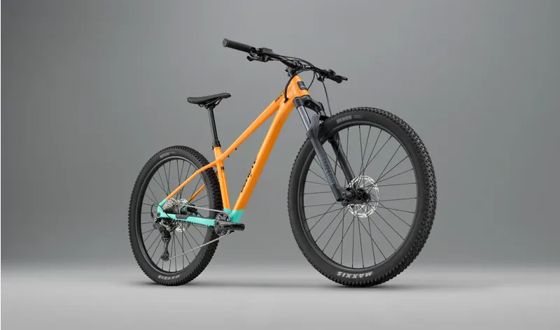 Whyte Secta S Hardtail Mountain Bike in Coral Orange with Turquoise-7