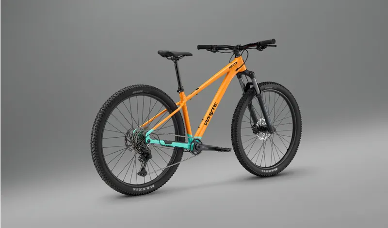 Whyte Secta S Hardtail Mountain Bike in Coral Orange with Turquoise-2