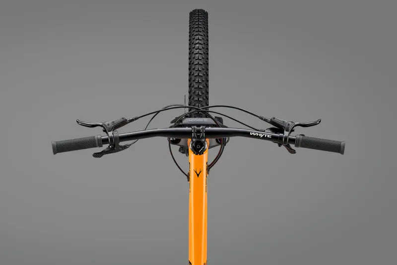 Whyte Secta S Hardtail Mountain Bike in Coral Orange with Turquoise-5