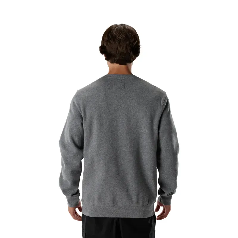 Fox Absolute Fleece Crew Sweatshirt in Heather Graphite-3
