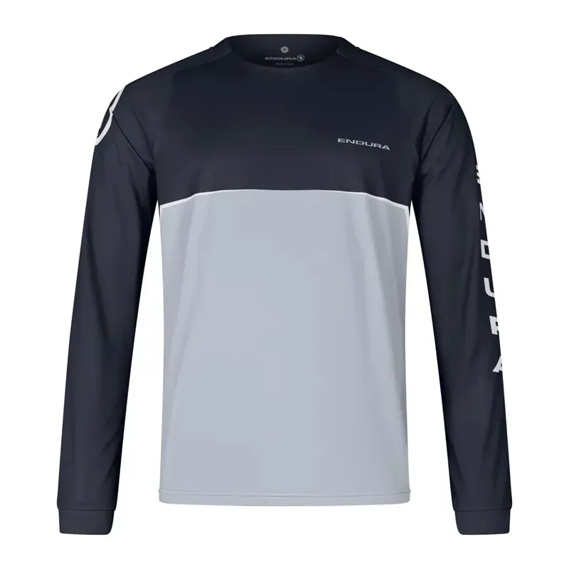Endura Core Printed Long Sleeve Tee in Black