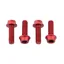 Wolf Tooth 4-piece Water Bottle Cage Bolts in Red