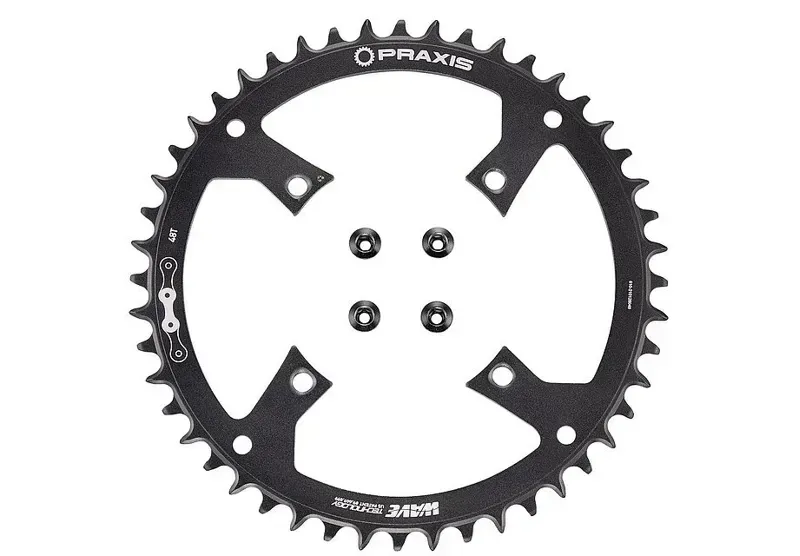 Specialized Vado Praxis 48-tooth 10/11-speed C-ring w/ Bolts in Black